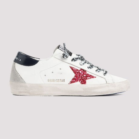 GOLDEN GOOSE Women's White Leather Sneakers for the SS24 Season