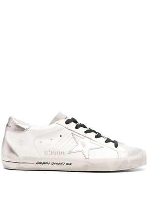 GOLDEN GOOSE Superstar White Leather Sneakers - FW24 Collection