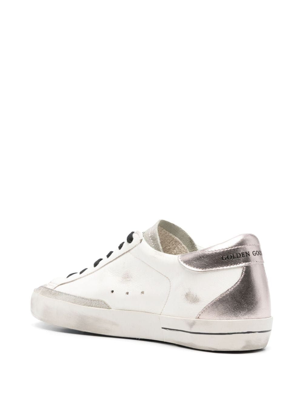 GOLDEN GOOSE Superstar White Leather Sneakers - FW24 Collection