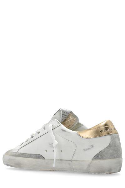 GOLDEN GOOSE Elegant Sparkle Sneakers with Crystal Star