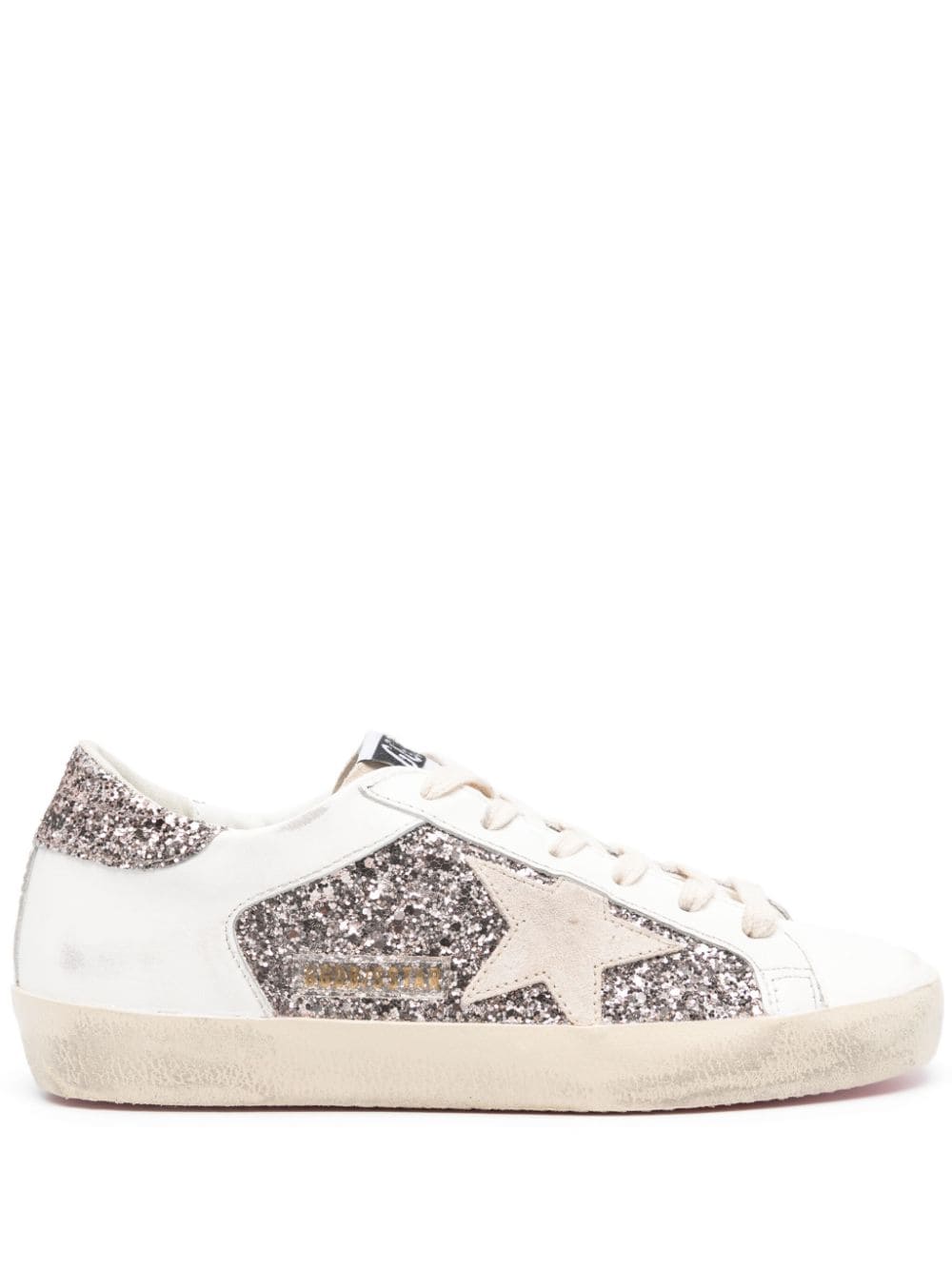 GOLDEN GOOSE Glittering Super-Star Sneakers for Women