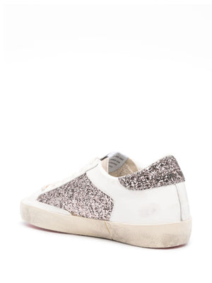 GOLDEN GOOSE Glittering Super-Star Sneakers for Women