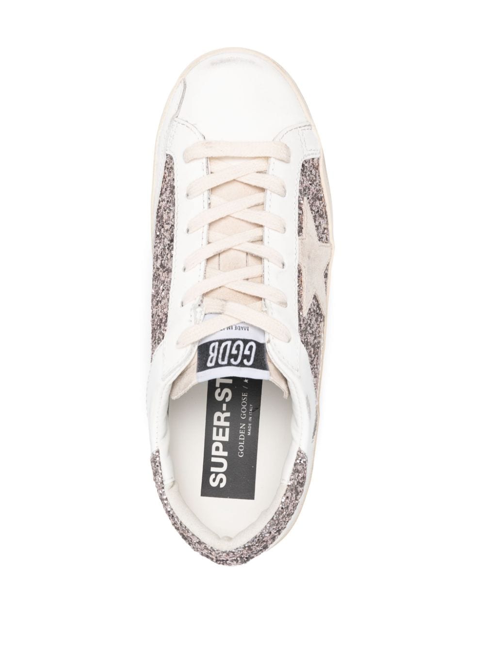 GOLDEN GOOSE Glittering Super-Star Sneakers for Women