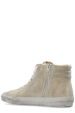 GOLDEN GOOSE Chic Beige Slide Sneakers