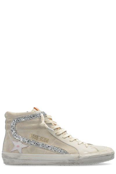 GOLDEN GOOSE Chic Beige Slide Sneakers