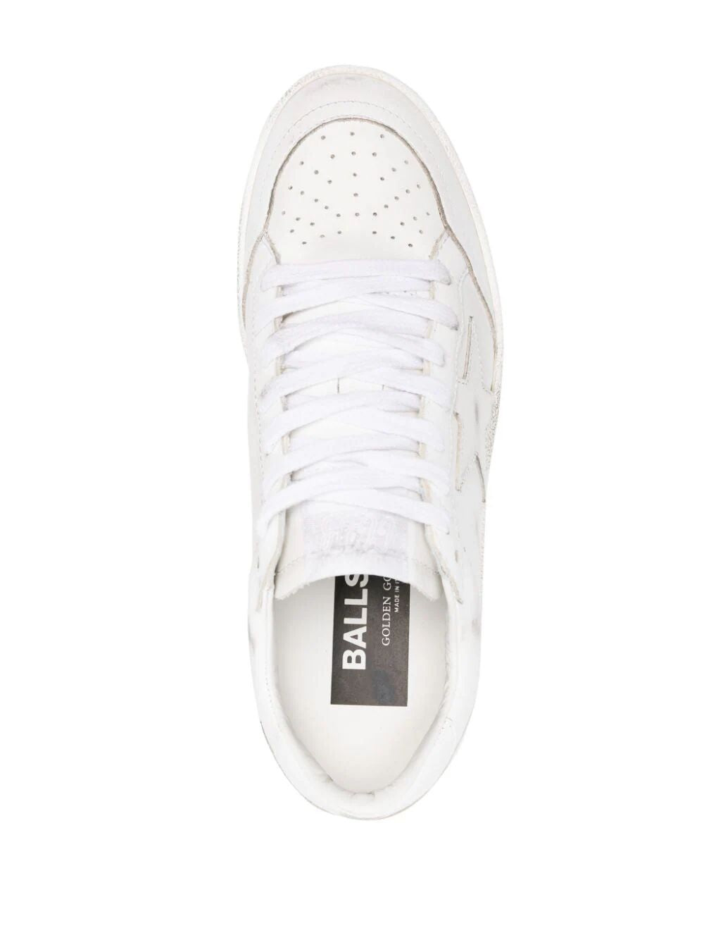 GOLDEN GOOSE White Leather Low-Top Sneaker for Women from Deluxe Brand