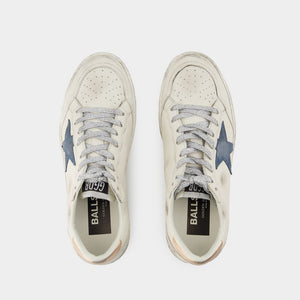 GOLDEN GOOSE Chic Stardust White Leather Sneakers