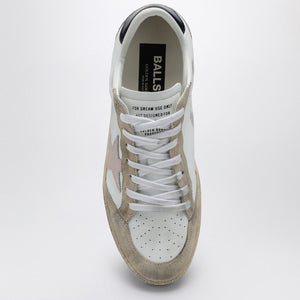 GOLDEN GOOSE Chic Ball Star Sneakers in White, Pink, and Black