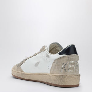 GOLDEN GOOSE Chic Ball Star Sneakers in White, Pink, and Black