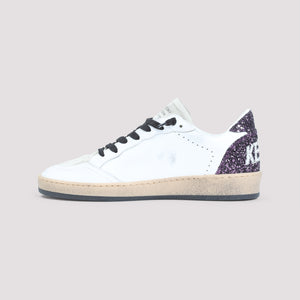 GOLDEN GOOSE Stylish Leather Upper Sneakers with Suede Tongue for Women