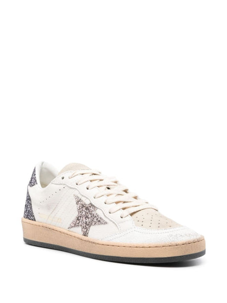 GOLDEN GOOSE Giày Sneaker Dây Kết Nơ Màu Trắng Cổ Điển cho Nữ