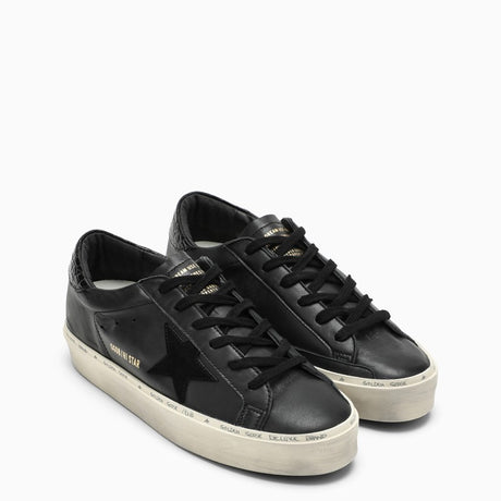 GOLDEN GOOSE Black Low Top Platform Trainers for Women