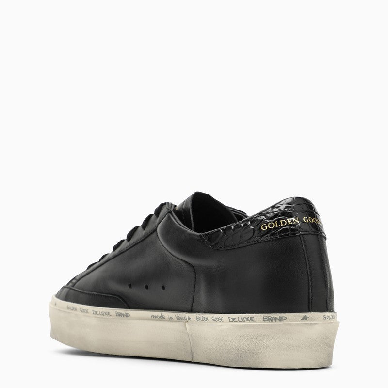 GOLDEN GOOSE Black Low Top Platform Trainers for Women