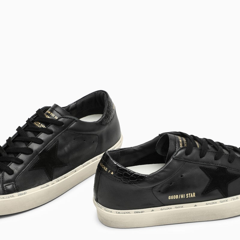 GOLDEN GOOSE Black Low Top Platform Trainers for Women