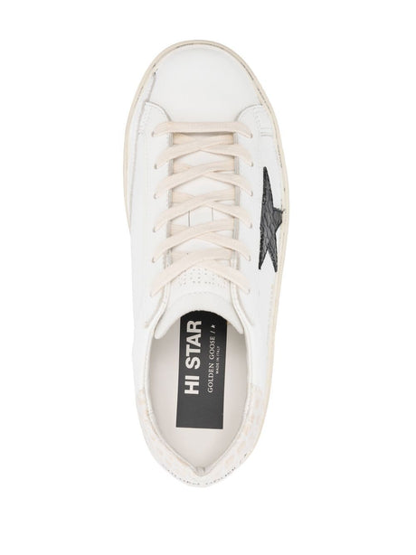 GOLDEN GOOSE Women's White Leather Low-Top Sneakers - 2024 FW Collection