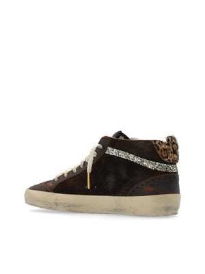 GOLDEN GOOSE Mid Star Metallic Accents Sneakers