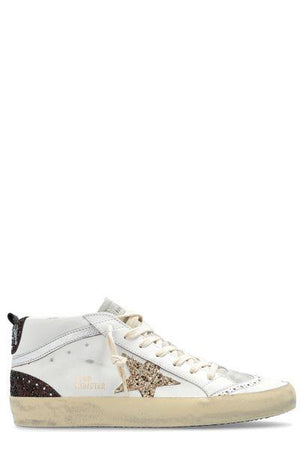 GOLDEN GOOSE "Fashion Forward"White and Gold Women's Sneakers - Available Now!