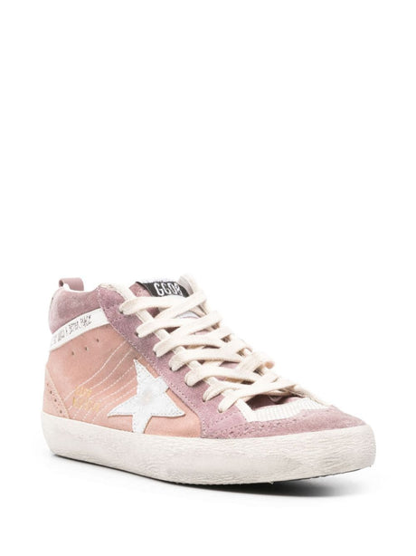 GOLDEN GOOSE Twilight Mauve Mid Star Sneakers