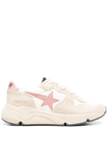 GOLDEN GOOSE Chic White Suede Sneakers with Star Patch