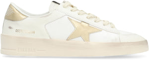 GOLDEN GOOSE Worn-Out White Women's Low-Top Sneakers with Iconic Star-Shape Patch