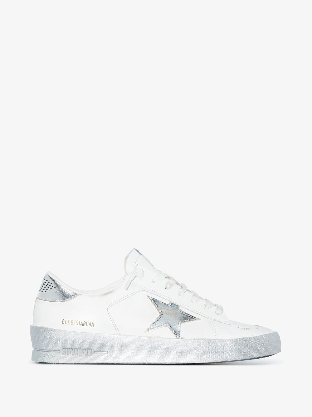 GOLDEN GOOSE Distressed Low-Top Leather Sneakers for Women