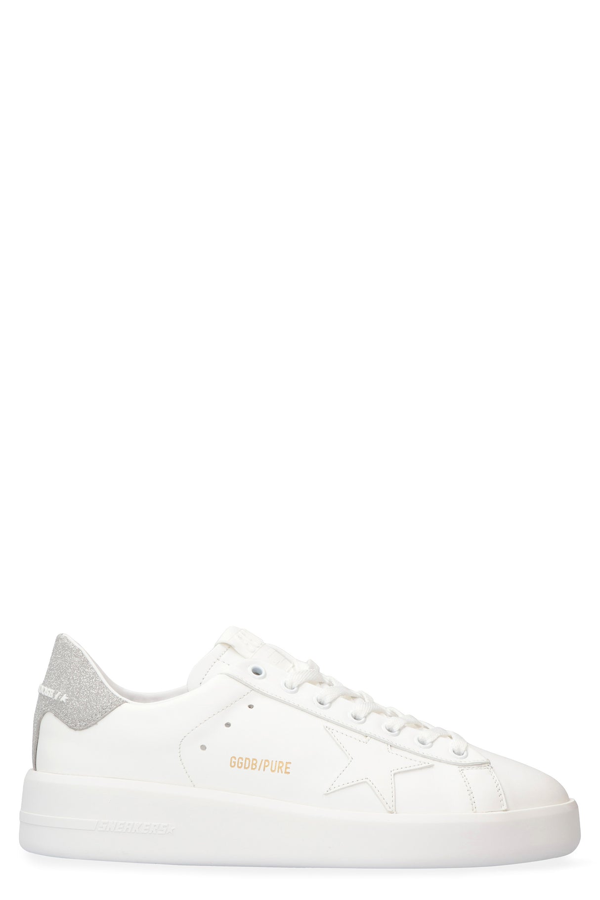 GOLDEN GOOSE Chic Sparkle Low-Top Sneakers with Iconic Star Design