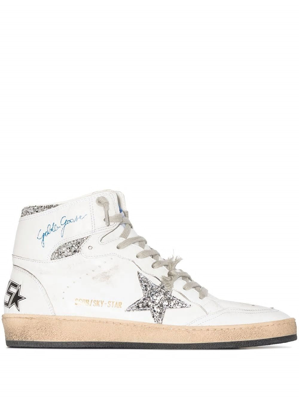 GOLDEN GOOSE Sky Star Sneakers - White for Women - FW23