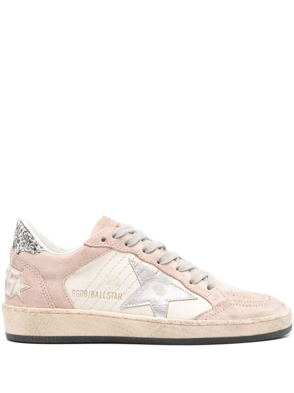 GOLDEN GOOSE Powder Star Leather Sneakers