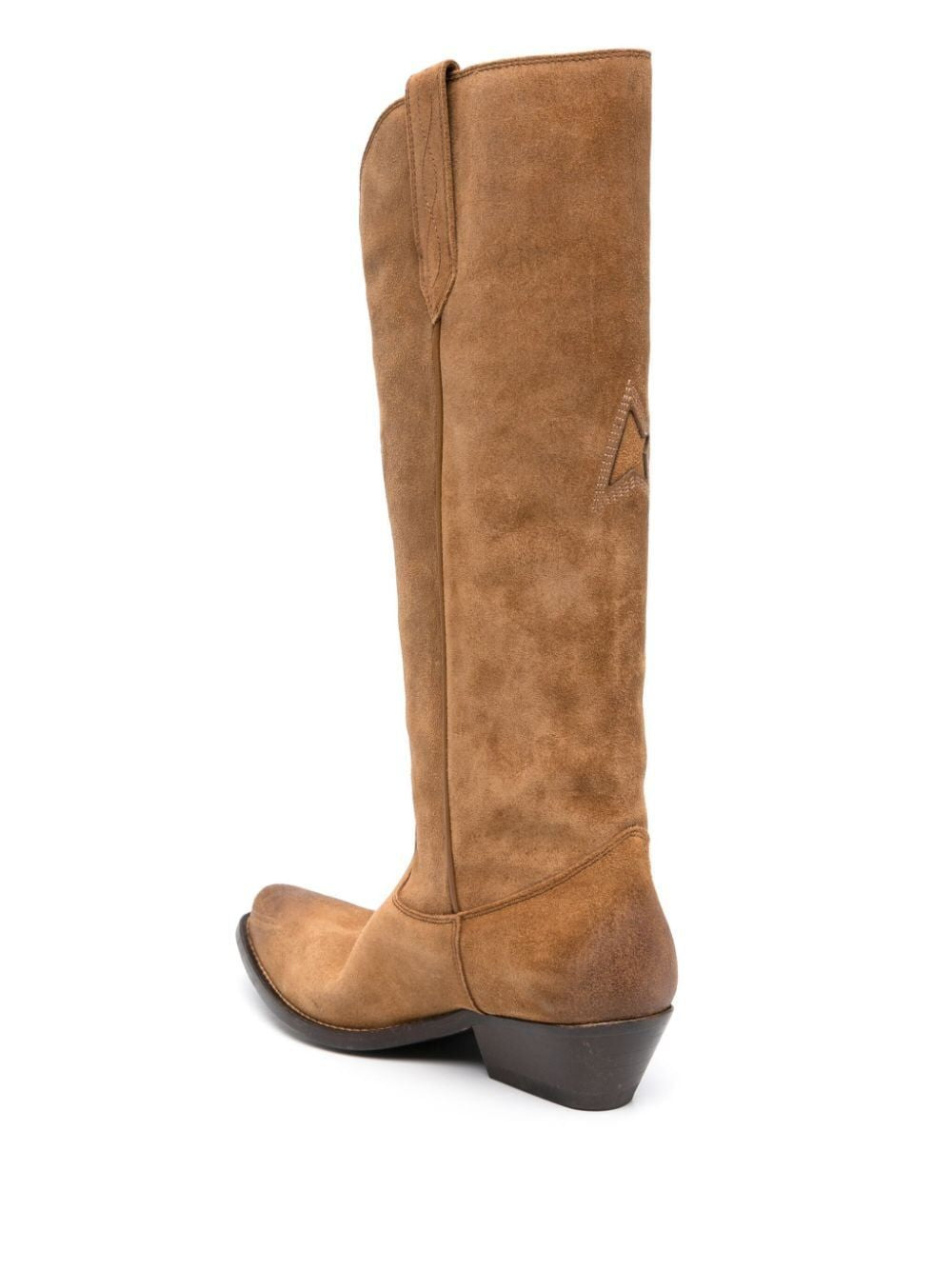 GOLDEN GOOSE BROWN Wish Star Boots for Women - SS24 Collection