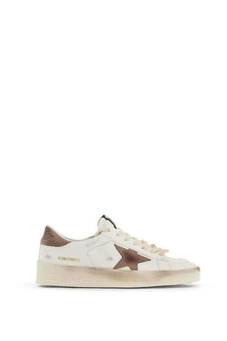 GOLDEN GOOSE Distressed Leather Star Sneakers for Women