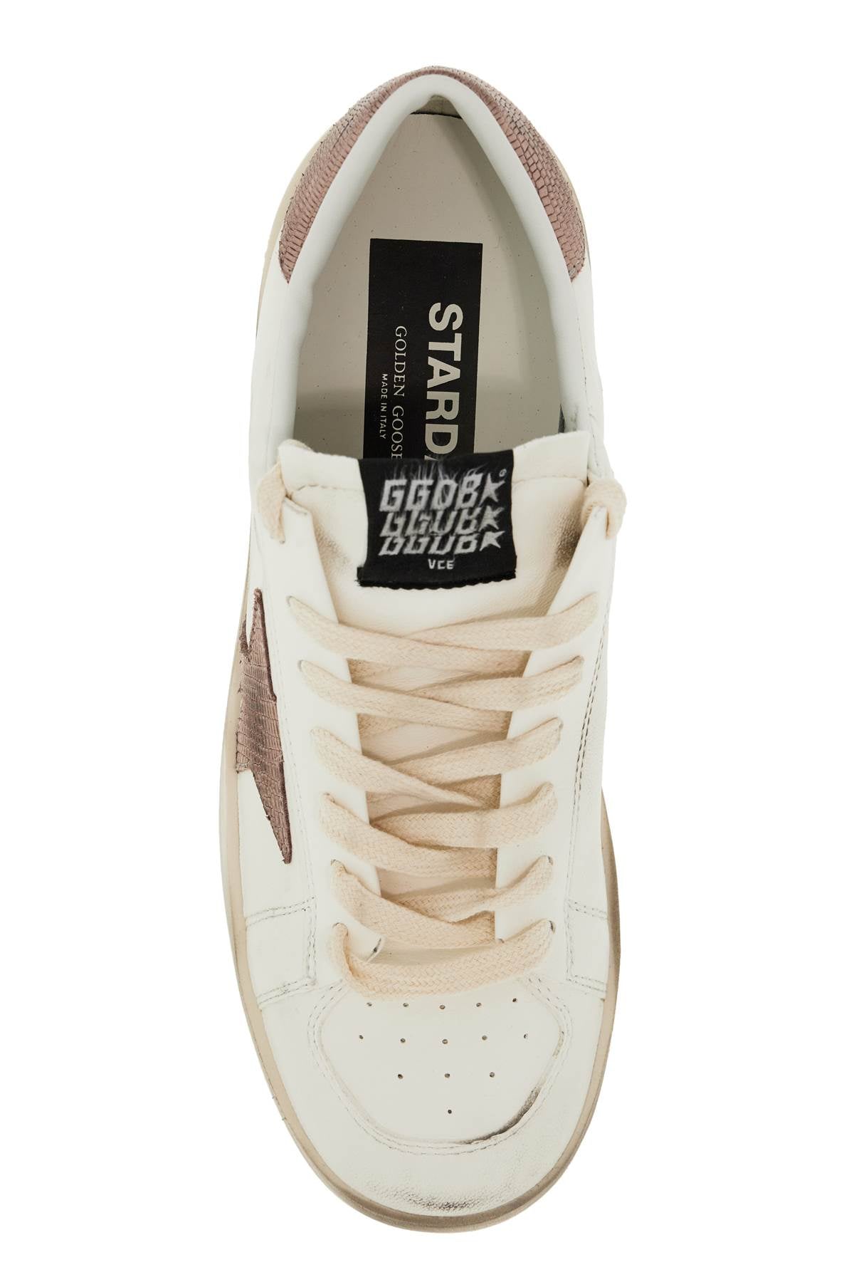 GOLDEN GOOSE Distressed Leather Star Sneakers for Women