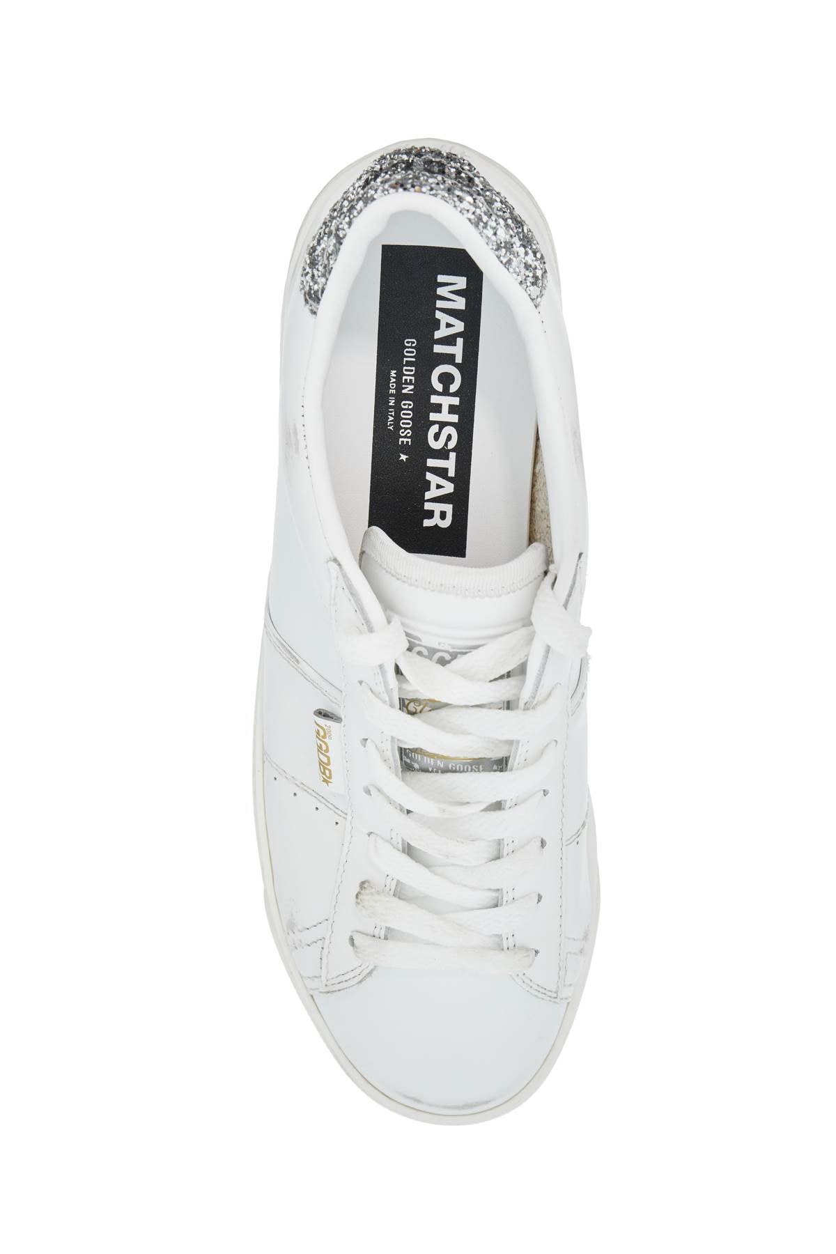 GOLDEN GOOSE Smooth Leather Matchstar Sneakers for Men