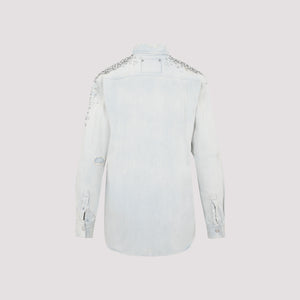 GOLDEN GOOSE Bleached Washed Boyfriend Shirt