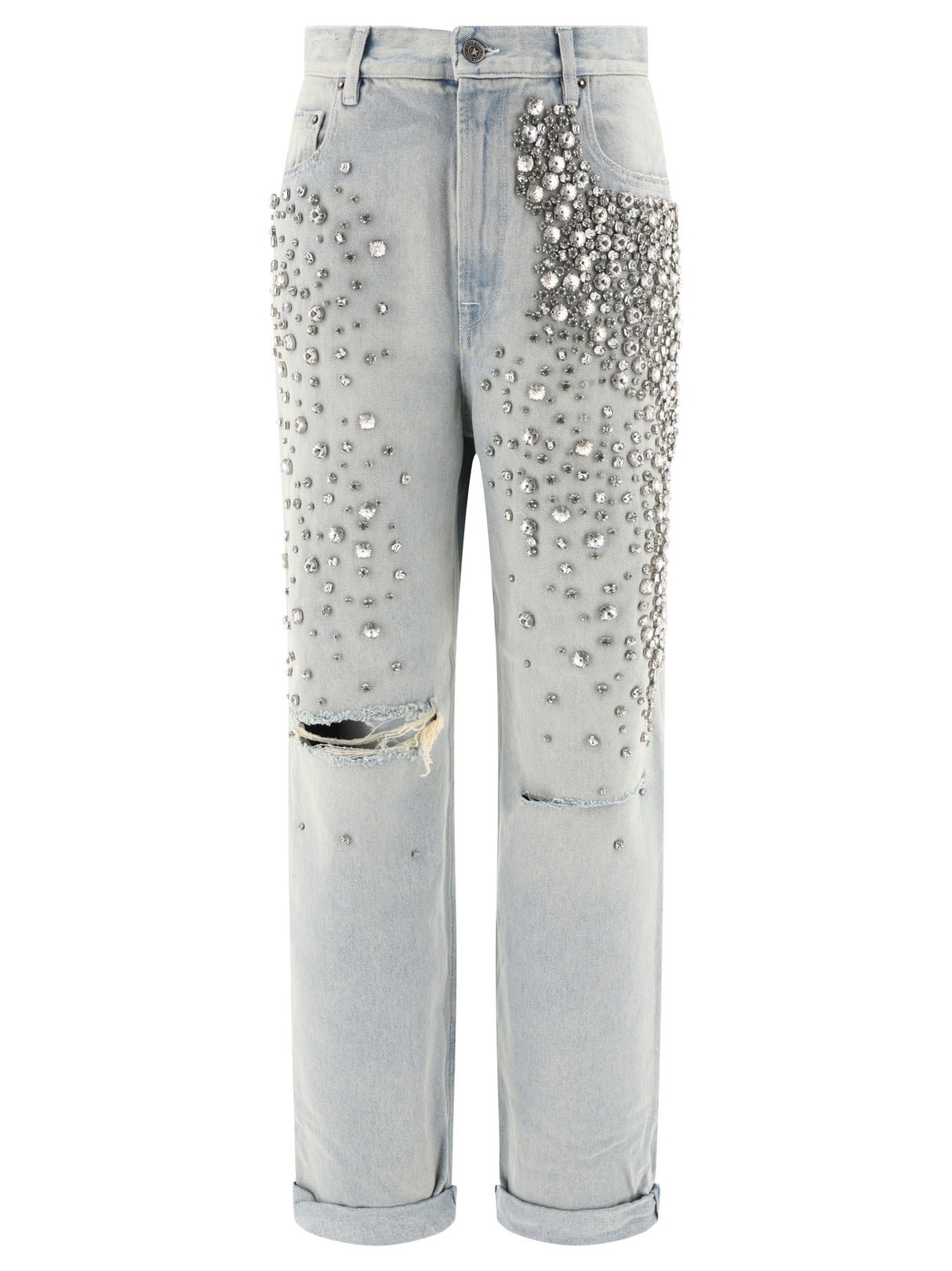 GOLDEN GOOSE Blue Denim Jeans for Women - 2024 Collection