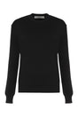 GOLDEN GOOSE Navy Ribbed Crew-Neck Sweater for Women