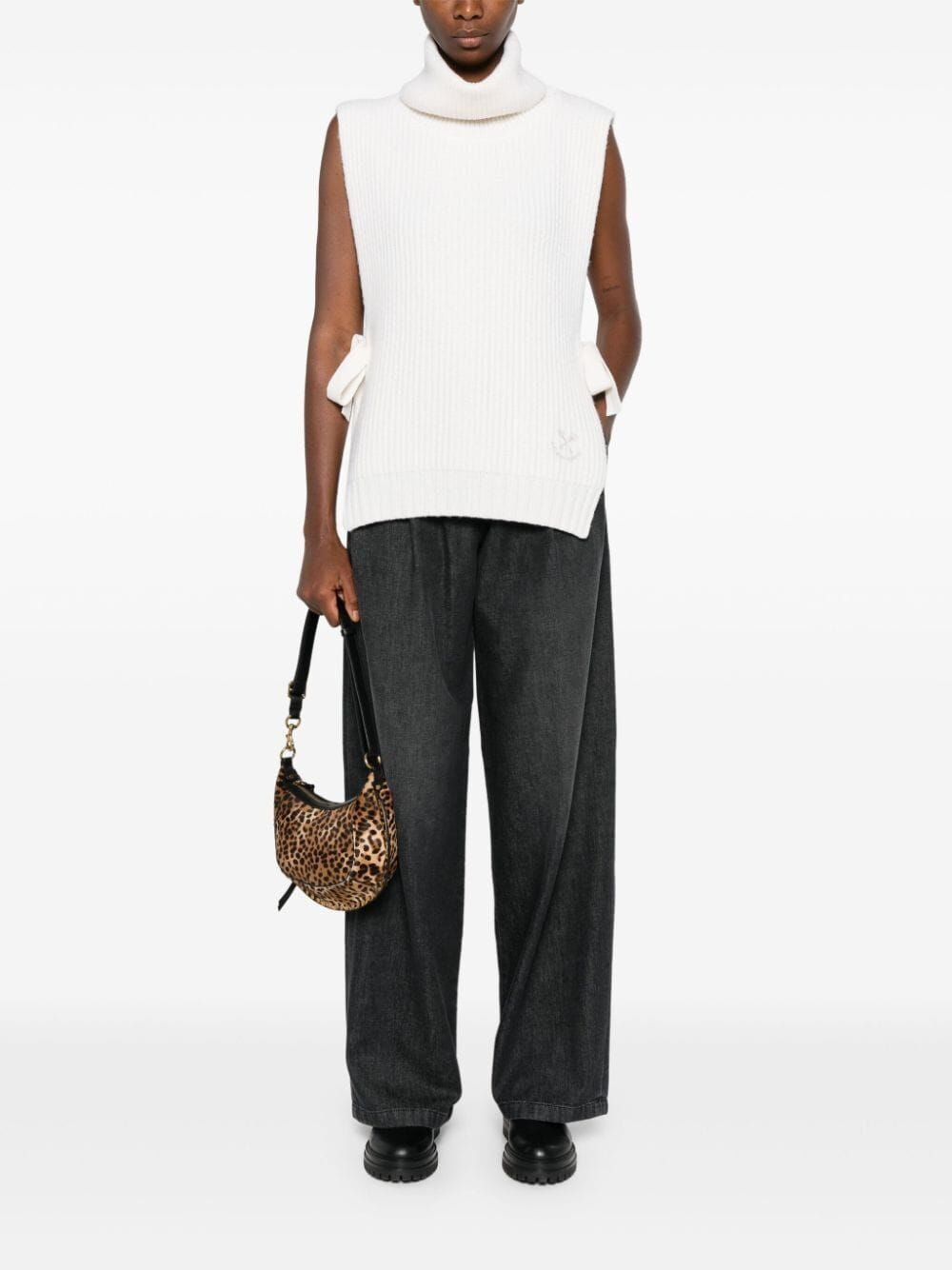 GOLDEN GOOSE Wide Leg Journey Pants for Women - Fall 2024