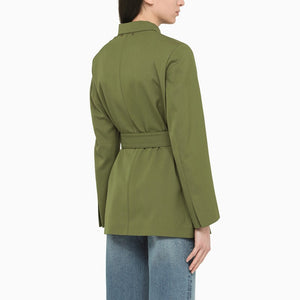 GOLDEN GOOSE Pesto Single-Breasted Jacket with Belt for Women - SS23 Collection