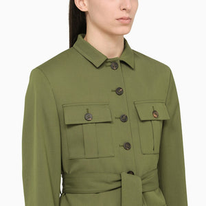 GOLDEN GOOSE Pesto Single-Breasted Jacket with Belt for Women - SS23 Collection