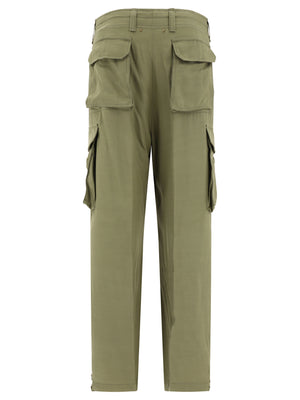 GOLDEN GOOSE Gold Straight Pants for Women - 24SS Collection