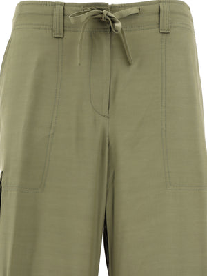 GOLDEN GOOSE Gold Straight Pants for Women - 24SS Collection