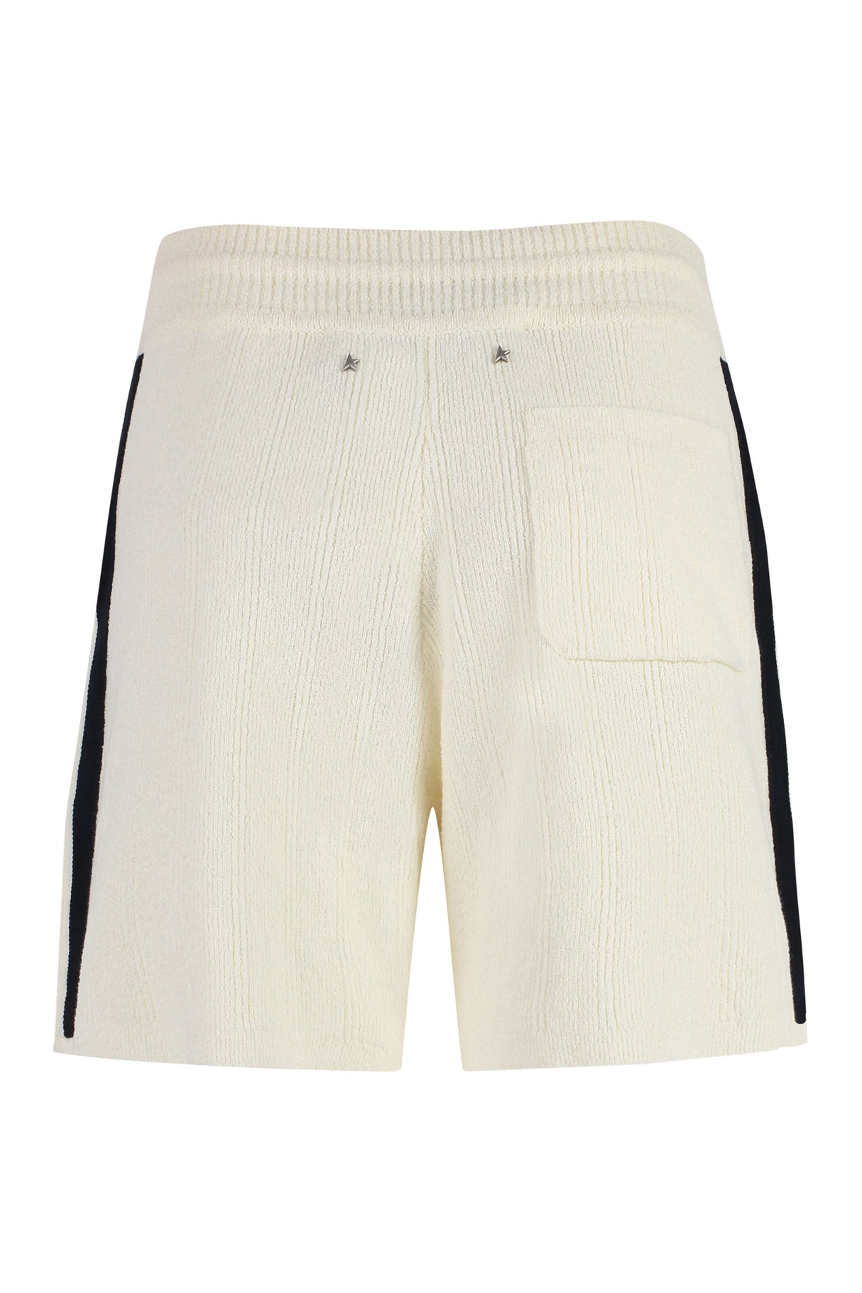 GOLDEN GOOSE Ivory Knit Shorts for Women - SS24 Collection