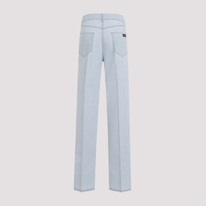 MIU MIU Cotton Pants for Women - FW24 Collection