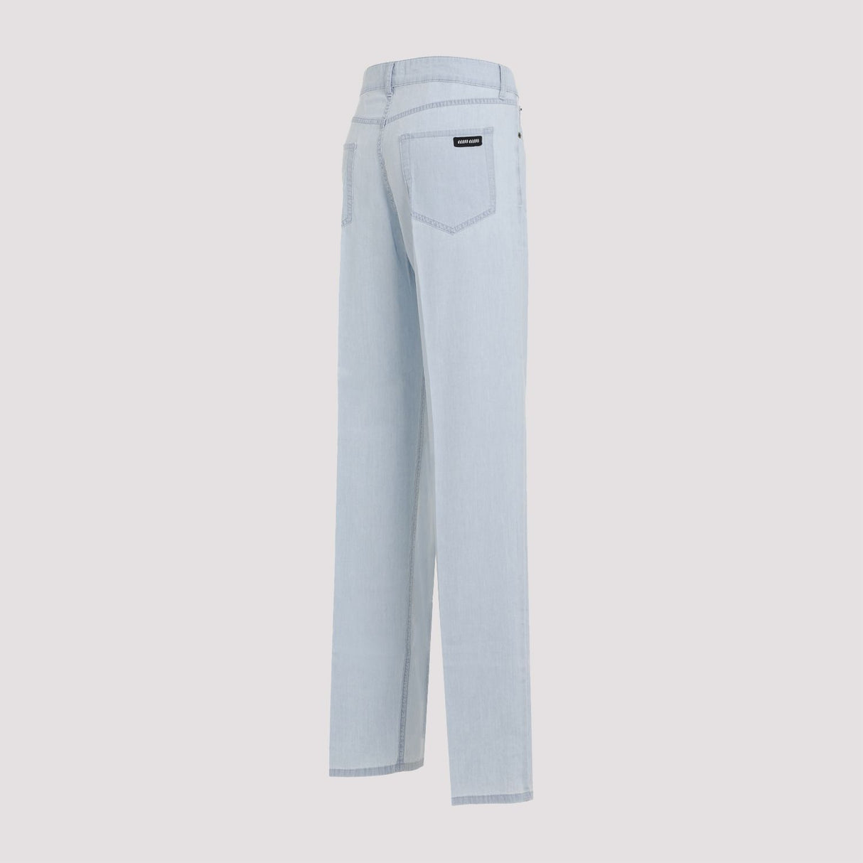 MIU MIU Cotton Pants for Women - FW24 Collection