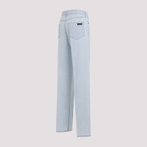 MIU MIU Cotton Pants for Women - FW24 Collection