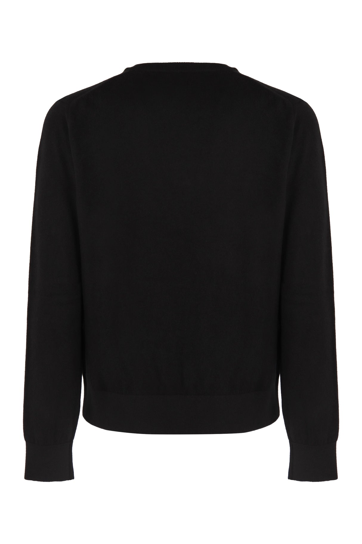 DOLCE & GABBANA Men's Virgin Wool Sweater with Ribbed Knit Edges