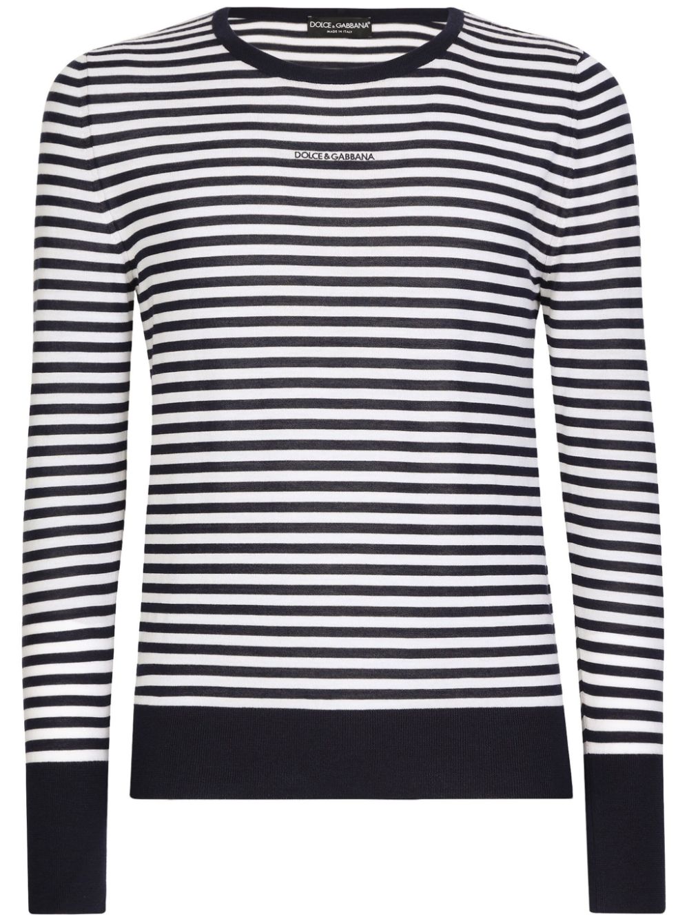 DOLCE & GABBANA Men's Striped Wool Pullover