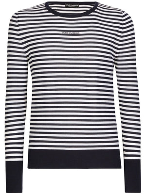 DOLCE & GABBANA Men's Striped Wool Pullover