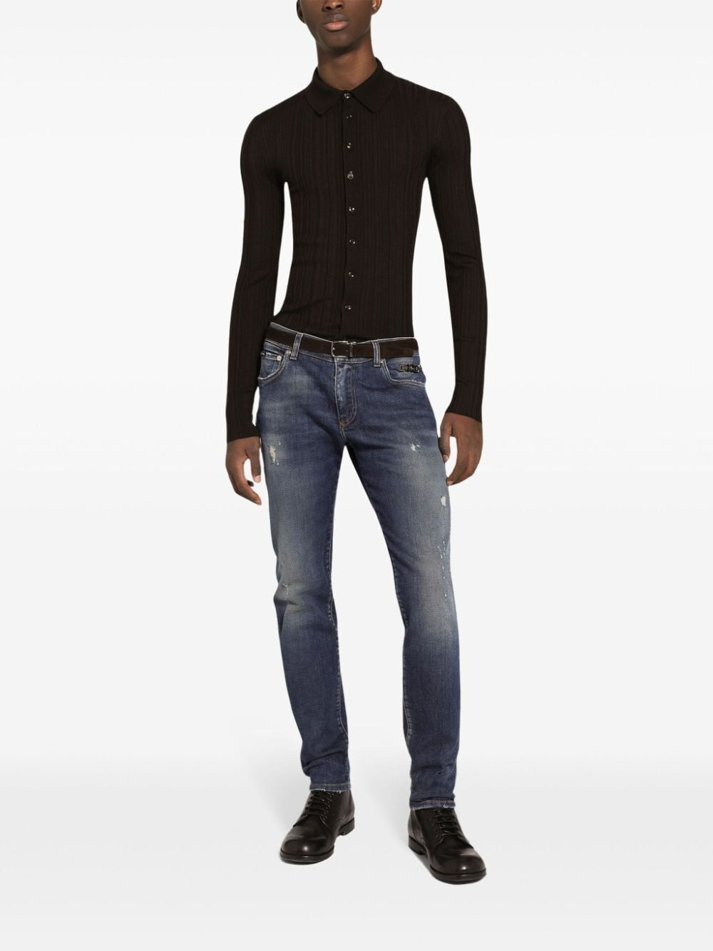 DOLCE & GABBANA Distressed Effect Skinny Jeans