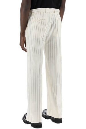 DOLCE & GABBANA Tailored Pinstripe Trousers for Men in Mixed Colours