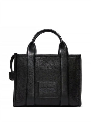 MARC JACOBS Mini Iconic Black Leather Tote Bag - Unisex